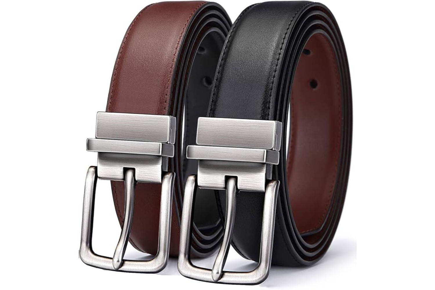 Men's Belt,Reversible Belt Adjustable For Gift Men